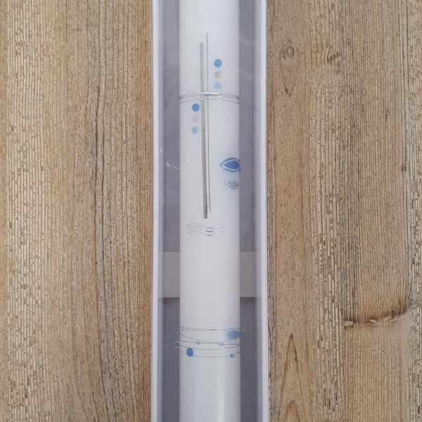 Taufkerze "Gemeinsam" blau