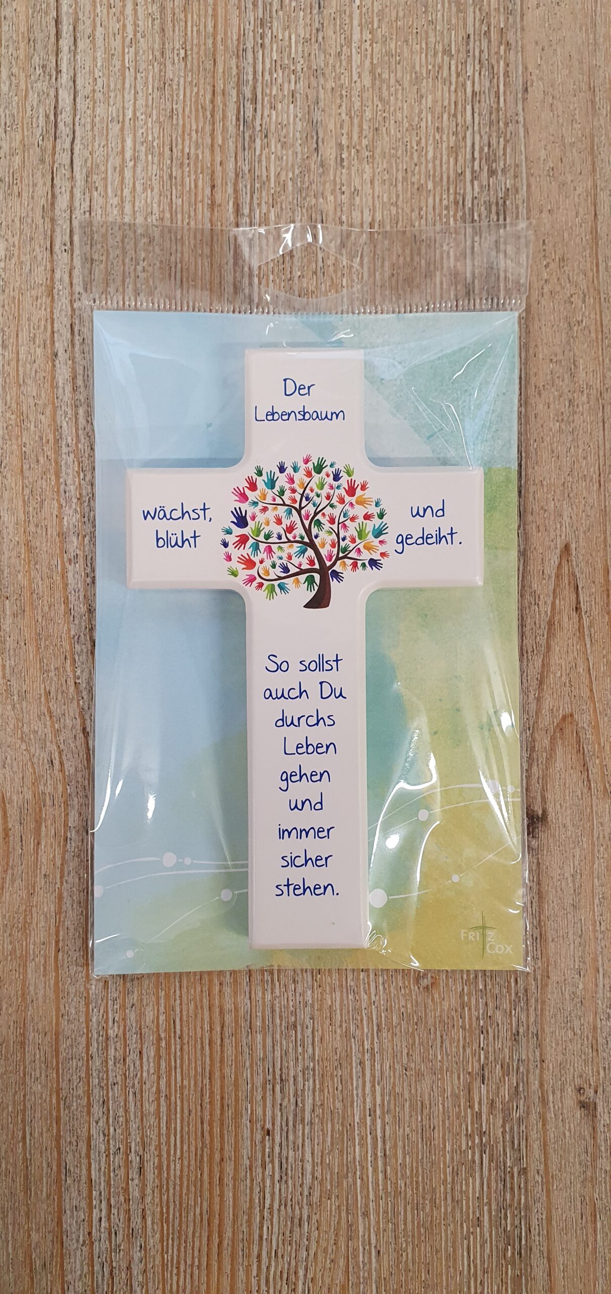 Holzkreuz "Lebensbaum"