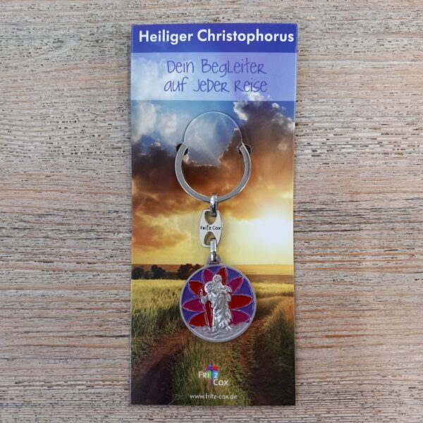 Christophorus rot/violett